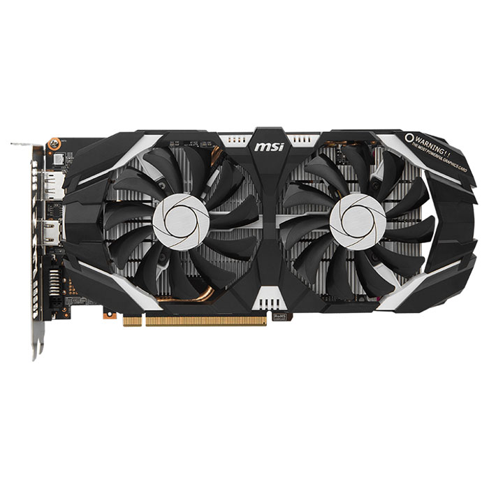 Відеокарта MSI GeForce GTX 1060 6GB GDDR5 192-bit OC (GTX 1060 6GT OC)