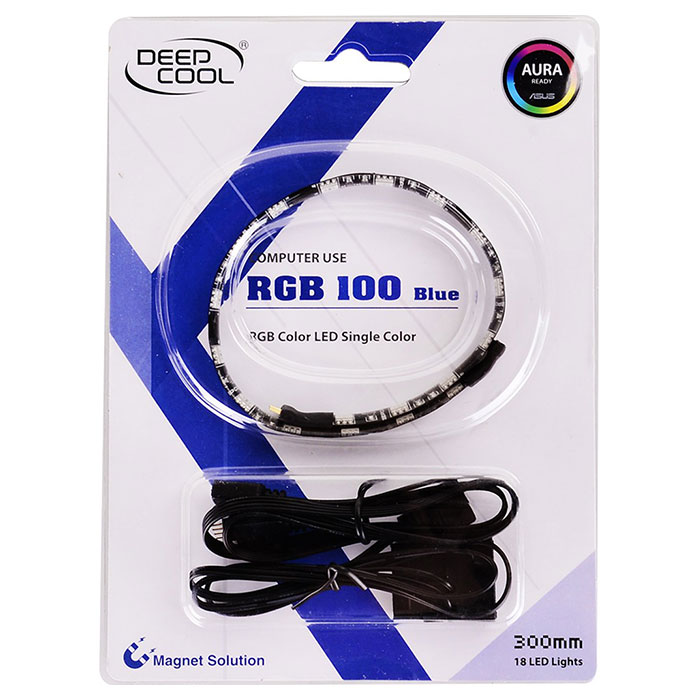 Подсветка для корпуса DEEPCOOL RGB 100 B (DP-LED-RGB100BL)