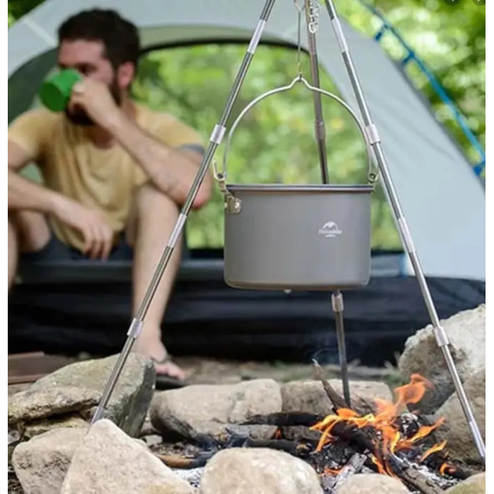 Казанок туристичний NATUREHIKE Camping Aluminium 4л (NH17D021-G)