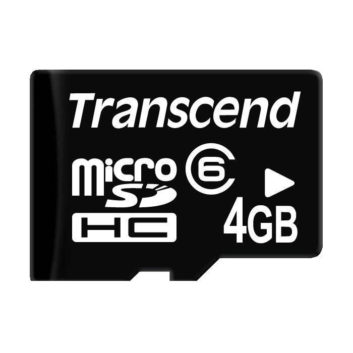 Карта пам'яті TRANSCEND microSDHC 4GB Class 6 (TS4GUSDC6)