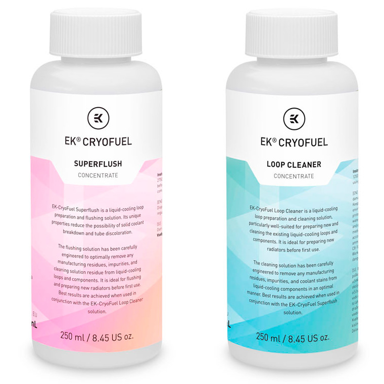 Охлаждающая жидкость EKWB EK-CryoFuel Loop Cleaner + Superflush 500л (3831109897720)