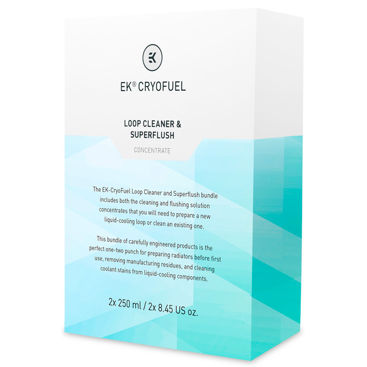 Охлаждающая жидкость EKWB EK-CryoFuel Loop Cleaner + Superflush 500л (3831109897720)