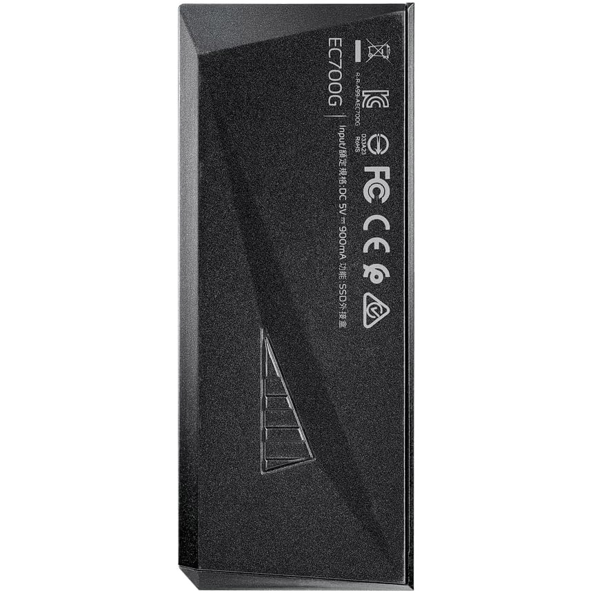 Карман внешний ADATA EC700G NVMe SATA M.2 SSD to USB3.2 (AEC700GU32G2-CGY)
