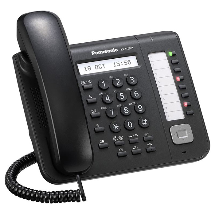 IP-телефон PANASONIC KX-NT551 Black
