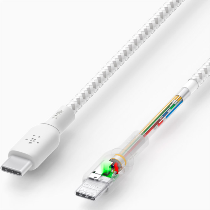 Кабель BELKIN Boost Up Charge USB-C to USB-C 3м White (CAB014BT3MWH)