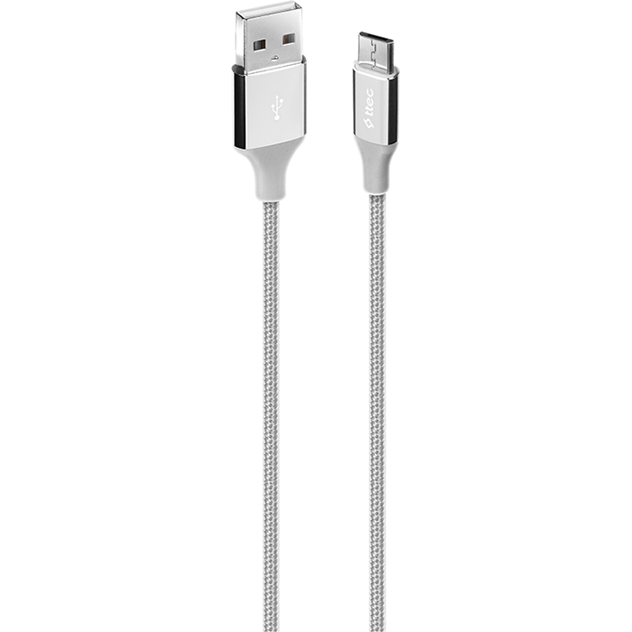 Кабель TTEC 2DK11 AlumiCable USB2.0 AM/Micro-BM 1.2м Silver (2DK11G)