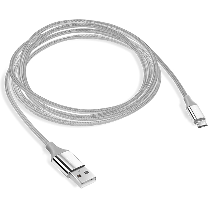 Кабель TTEC 2DK11 AlumiCable USB2.0 AM/Micro-BM 1.2м Silver (2DK11G)