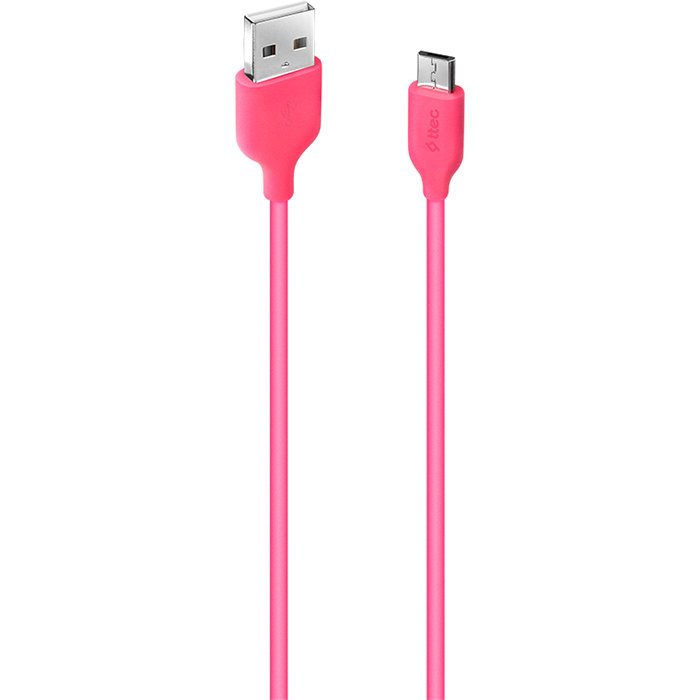 Кабель TTEC 2DK7530 USB2.0 AM/Micro-BM 1.2м Pink (2DK7530P)
