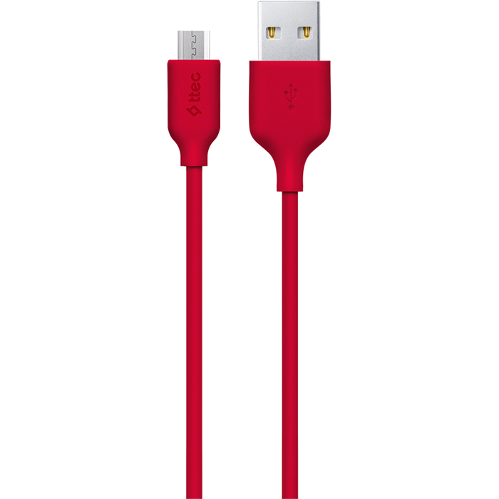 Кабель TTEC 2DK7530 USB2.0 AM/Micro-BM 1.2м Red (2DK7530K)