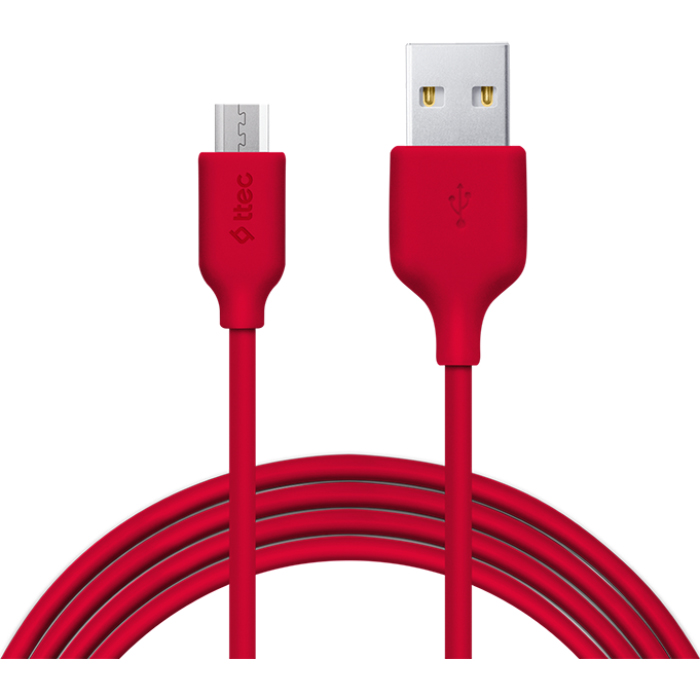 Кабель TTEC 2DK7530 USB2.0 AM/Micro-BM 1.2м Red (2DK7530K)