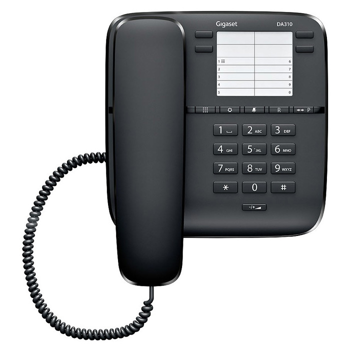 Проводной телефон GIGASET DA310 Black (S30054-S6528-S301)