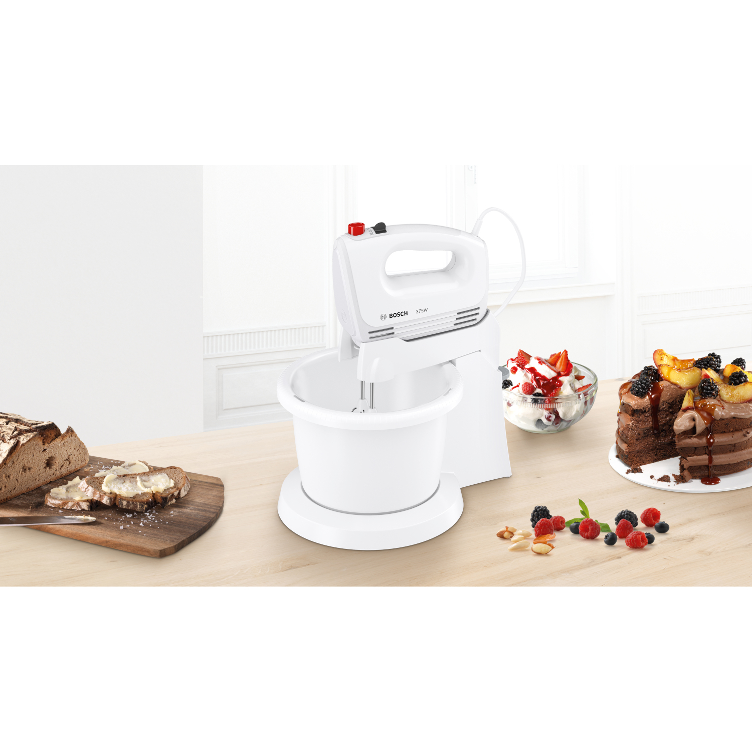 Міксер BOSCH CleverMixx MFQ2600W