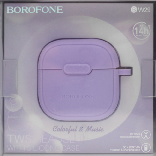 Навушники BOROFONE BW29 Charm Taro Purple