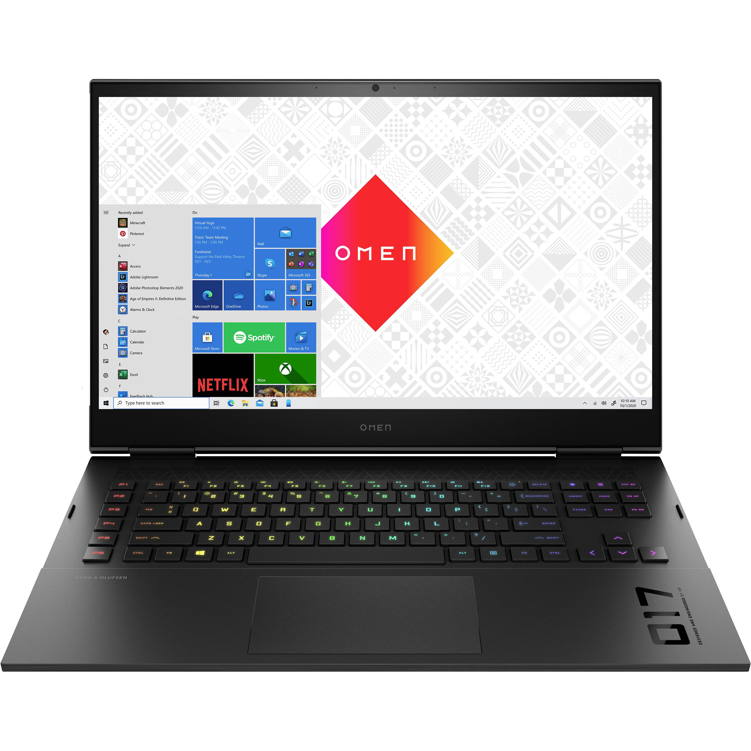Ноутбук HP Omen 17-ck2002ua Shadow Black (8A803EA)