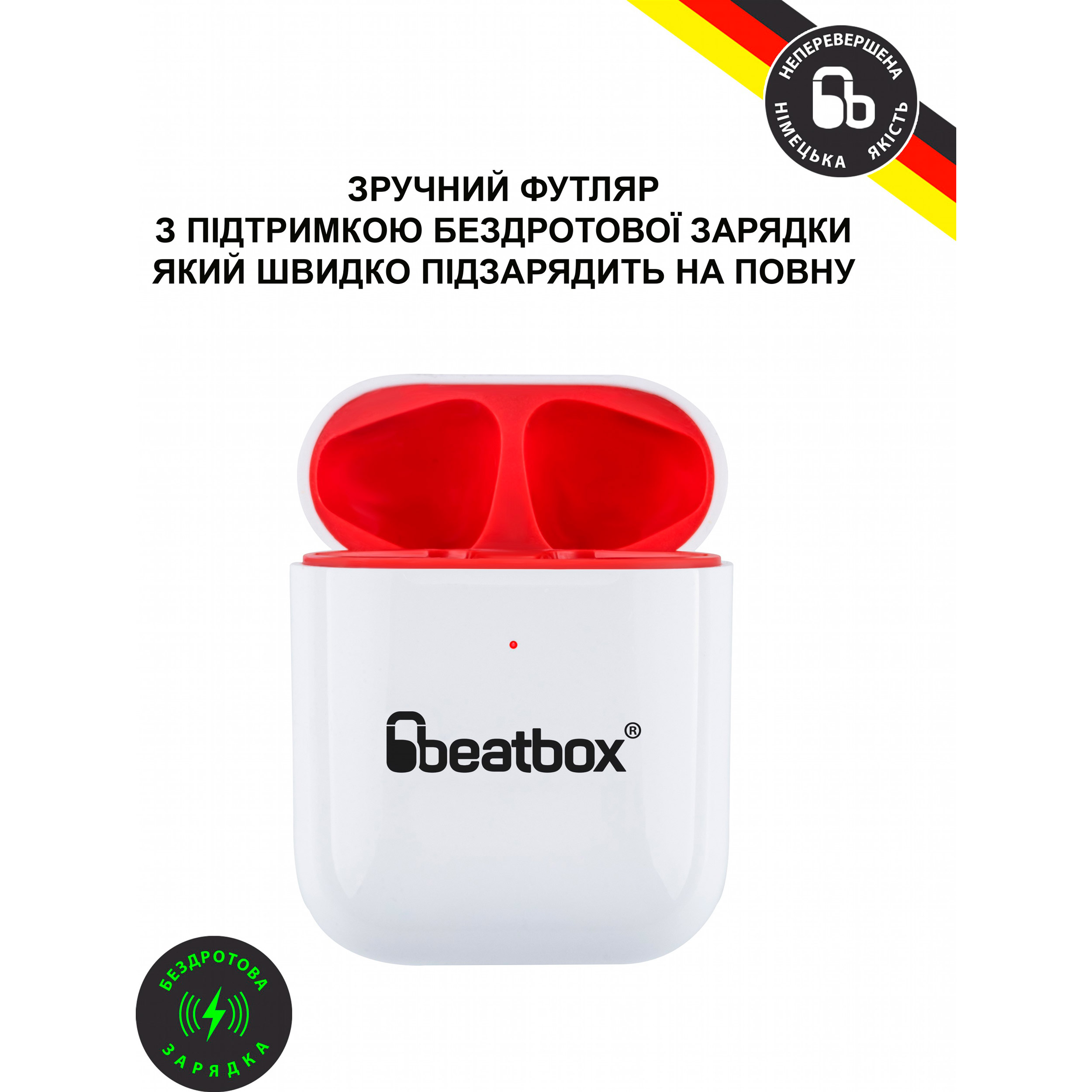 Навушники BEATBOX Pods Air 2 White-Red