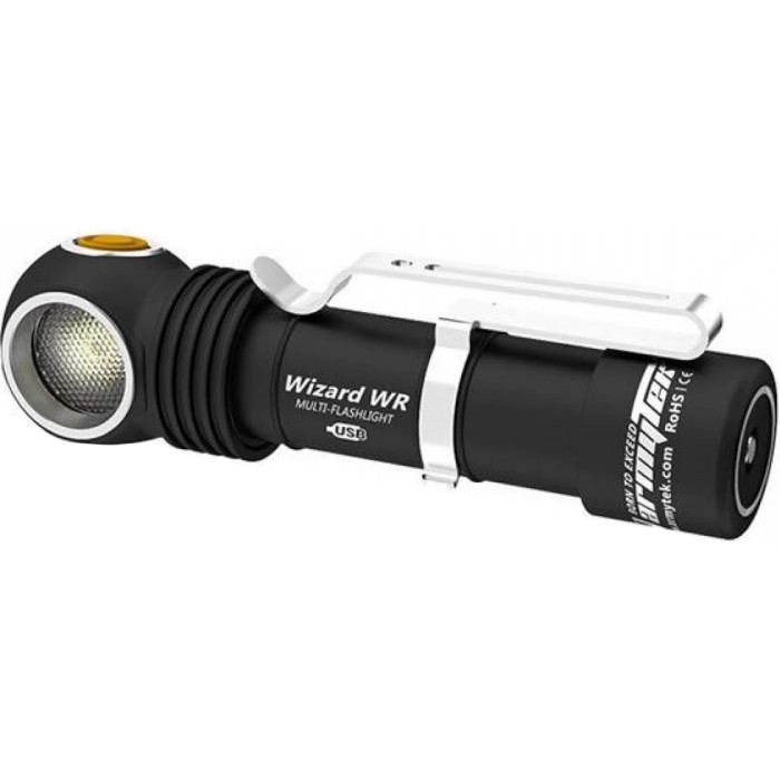 Ліхтар мультифункціональний ARMYTEK Wizard C2 Magnet USB Red & Warm Light (F06901W)