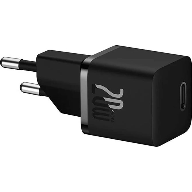 Зарядний пристрій BASEUS GaN5 Fast Charger 1C 20W Black (CCGN050101)