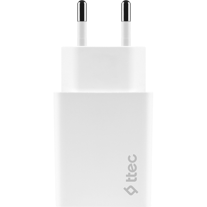 Зарядний пристрій TTEC SmartCharger QC/PD White (2SCS22B)