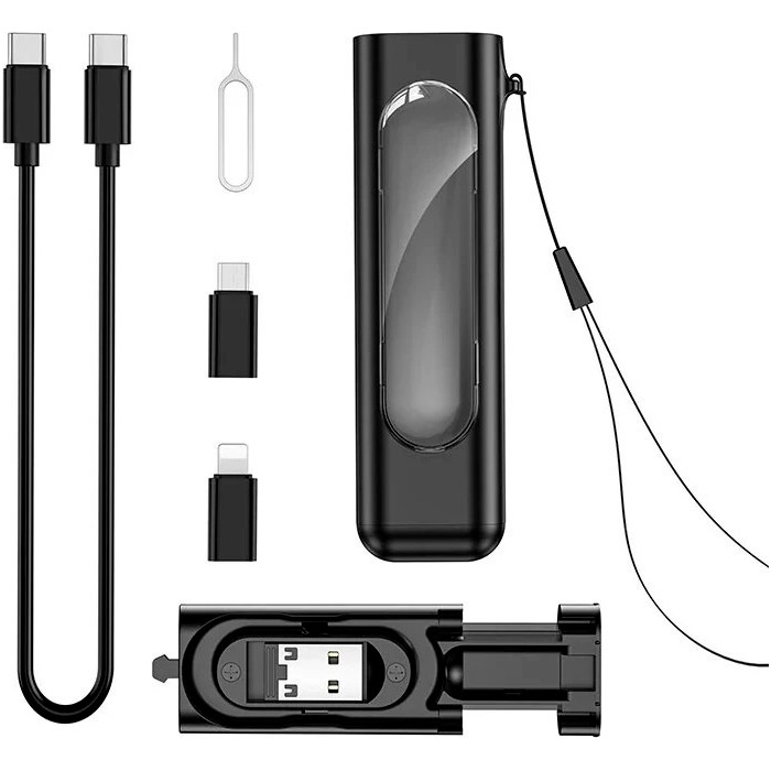 Комплект адаптерів BOROFONE BU36 Show Multifunction Charging Data Cable Set 0.28м Black