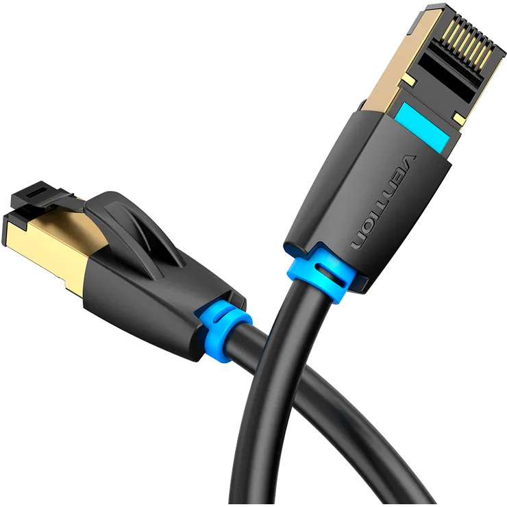 Патч-корд VENTION SSTP Cat.8 CU 15м Black (IKABN)
