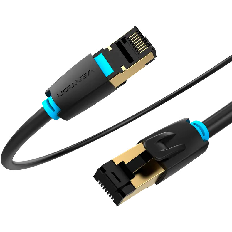 Патч-корд VENTION SSTP Cat.8 CU 15м Black (IKABN)