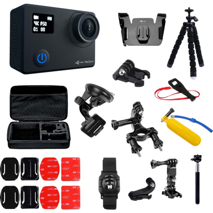 Экшн-камера AIRON ProCam 8 Blogger Kit 30-in-1 (69477915500063)