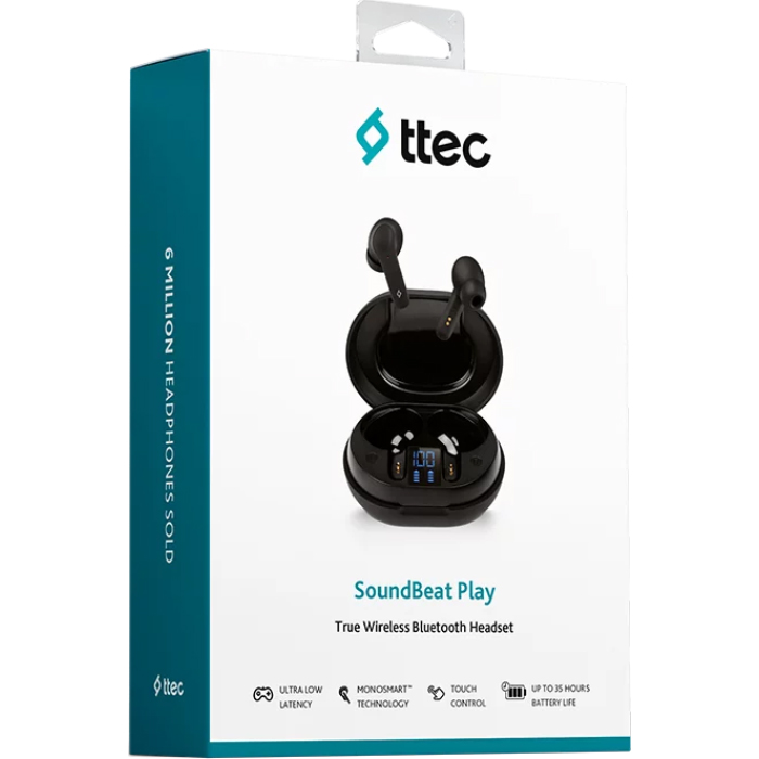 Наушники TTEC SoundBeat Play Black