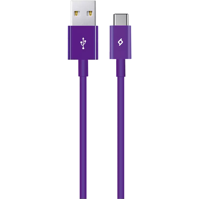 Кабель TTEC 2DK12 USB2.0 AM/Type-C 1.2м Purple (2DK12MR)