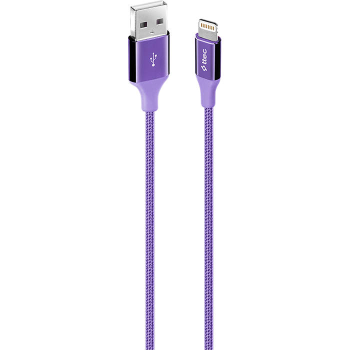 Кабель TTEC 2DK16 AlumiCable USB2.0 AM/Lightning 1.2м Purple (2DK16MR)