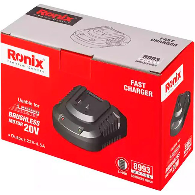 Зарядний пристрій RONIX 20V 4.5A (8993)