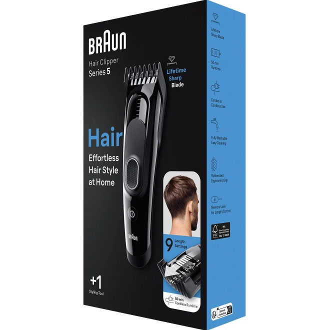 Машинка для стрижки волос BRAUN HairClipper HC5310 (80708781)