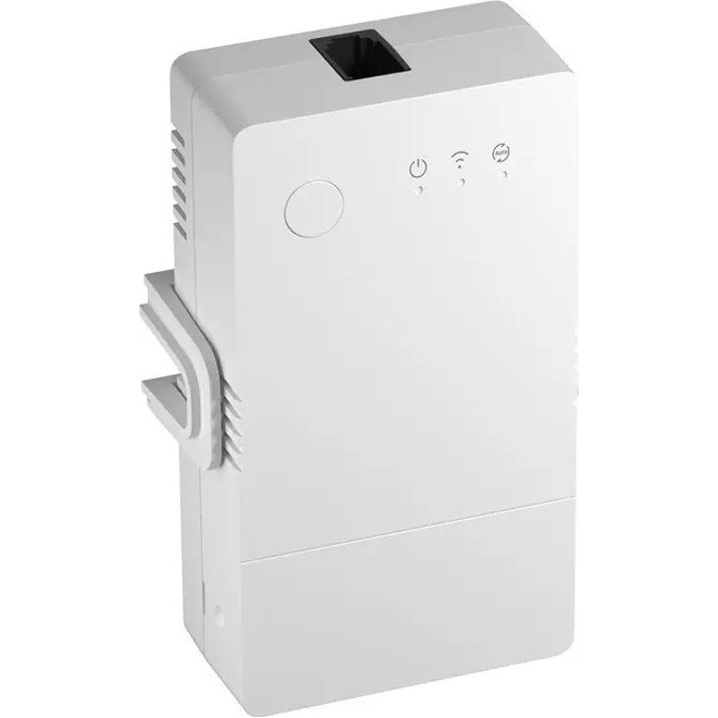 Wi-Fi вимикач-реле на DIN рейку з датчиком температури та вологості SONOFF TH16 Origin Smart Temperature and Humidity Monitoring Switch (THR316)