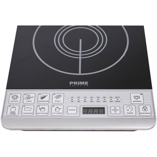 Настільна індукційна плита PRIME TECHNICS PIC 2215 GB