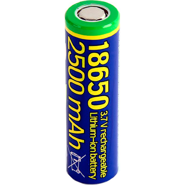Акумулятор ENERGENIE Lithium 18650 2500mAh 3.7V (EG-BA-18650-10C/2500)