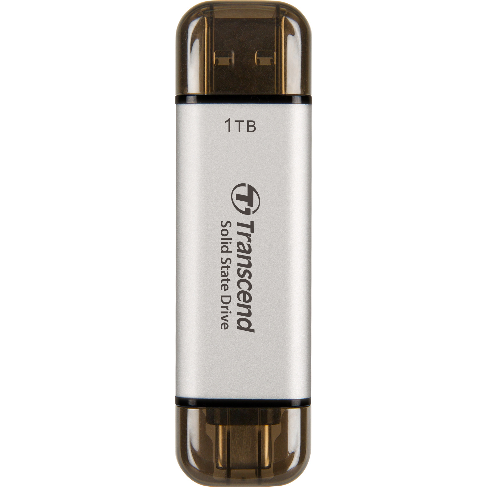 Портативний SSD диск TRANSCEND ESD310 1TB USB3.2 Gen2 Silver (TS1TESD310S)
