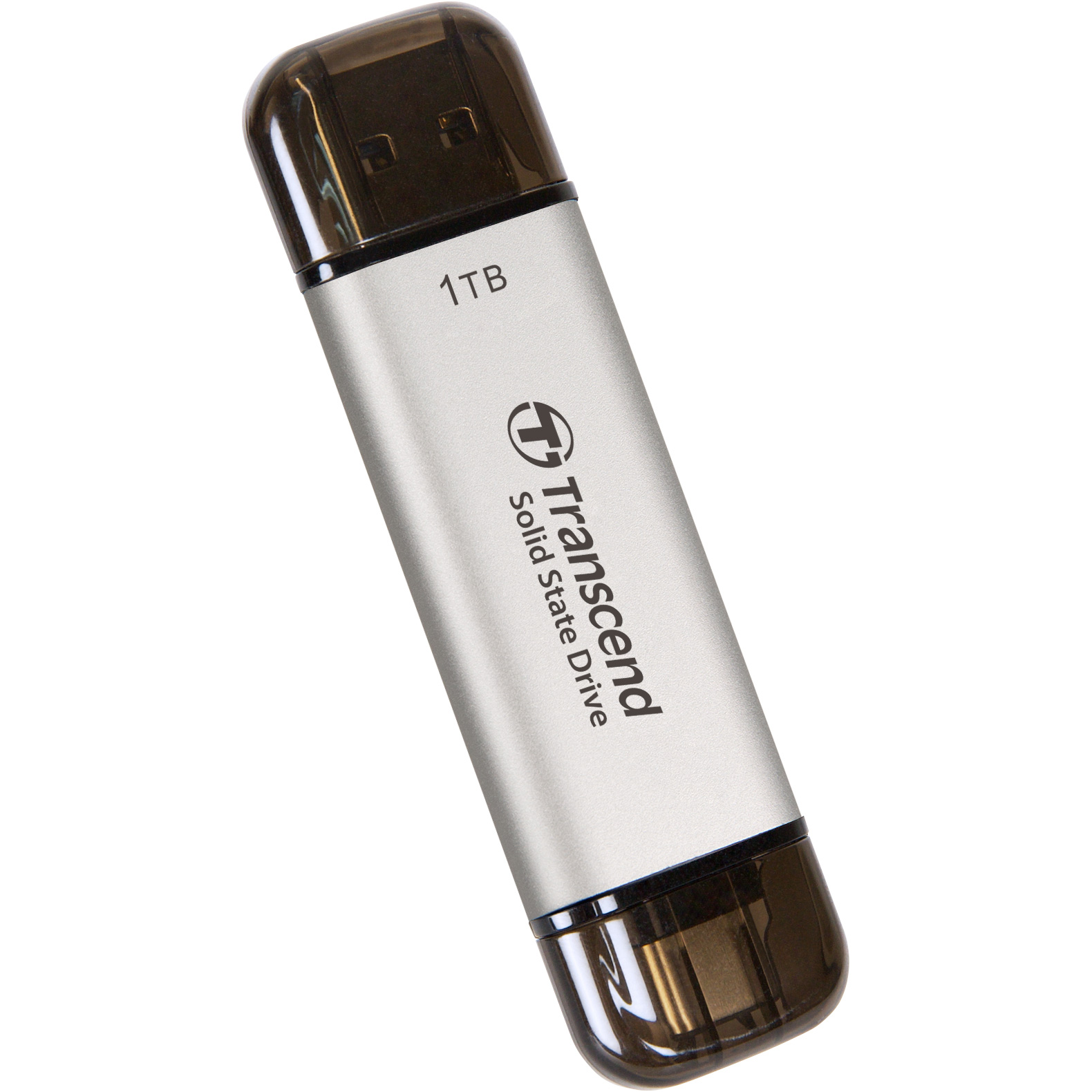 Портативний SSD диск TRANSCEND ESD310 1TB USB3.2 Gen2 Silver (TS1TESD310S)