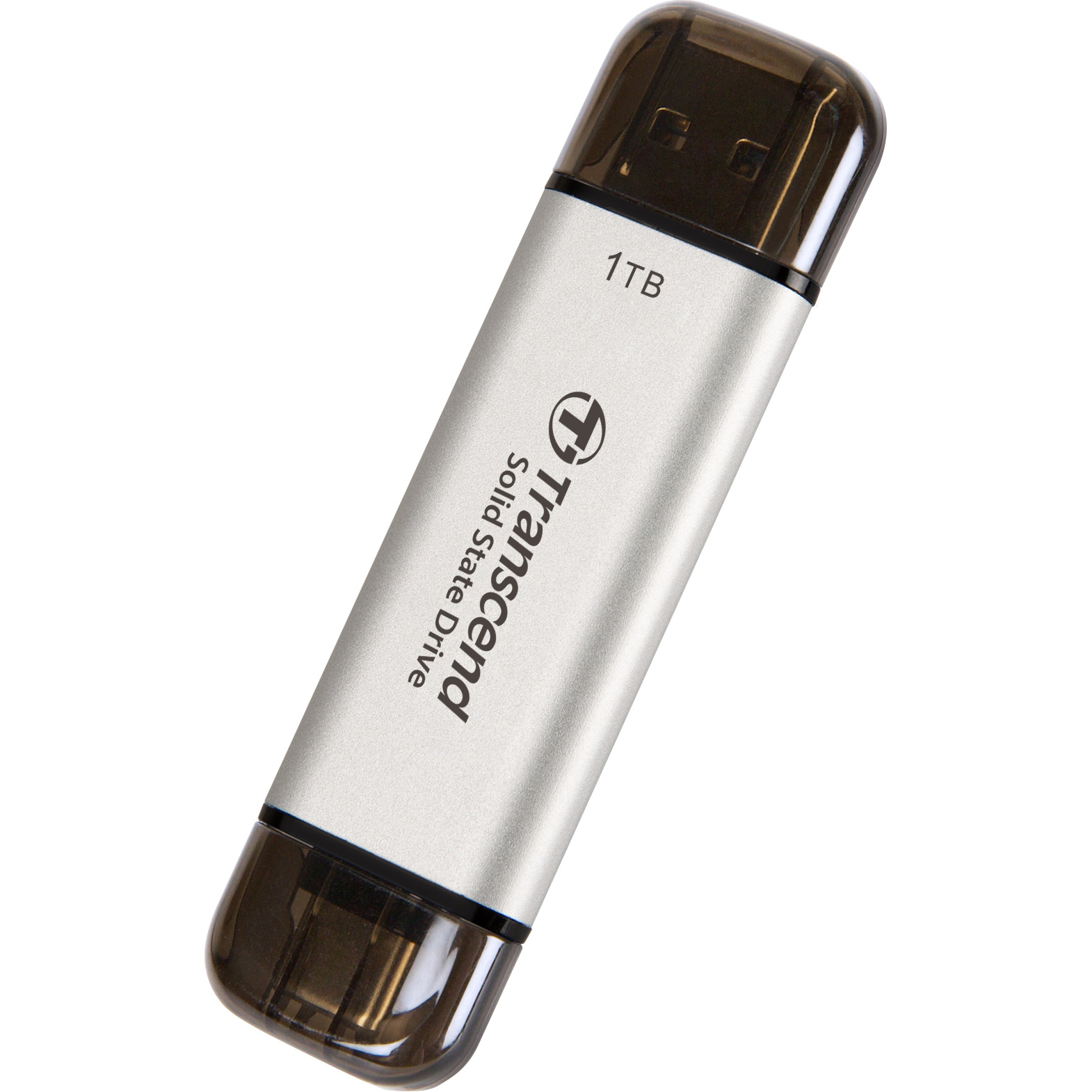 Портативний SSD диск TRANSCEND ESD310 1TB USB3.2 Gen2 Silver (TS1TESD310S)