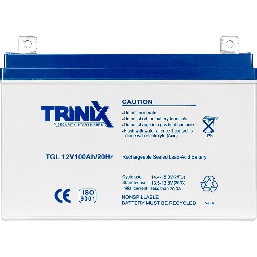 Акумуляторна батарея TRINIX TGL 12V100Ah (12В, 100Агод)