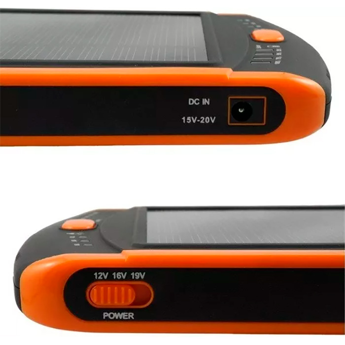 Повербанк з сонячною батареєю VOLTRONIC RH-23000 23000mAh Black/Orange