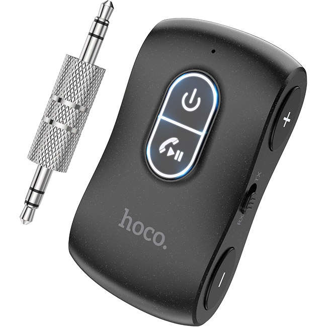 Bluetooth аудіо адаптер HOCO E73 Pro Journey Black