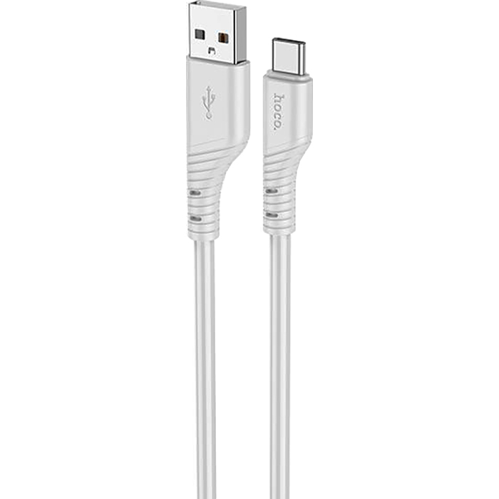 Кабель HOCO X97 Crystal Color USB-A to Type-C 1м Light Gray