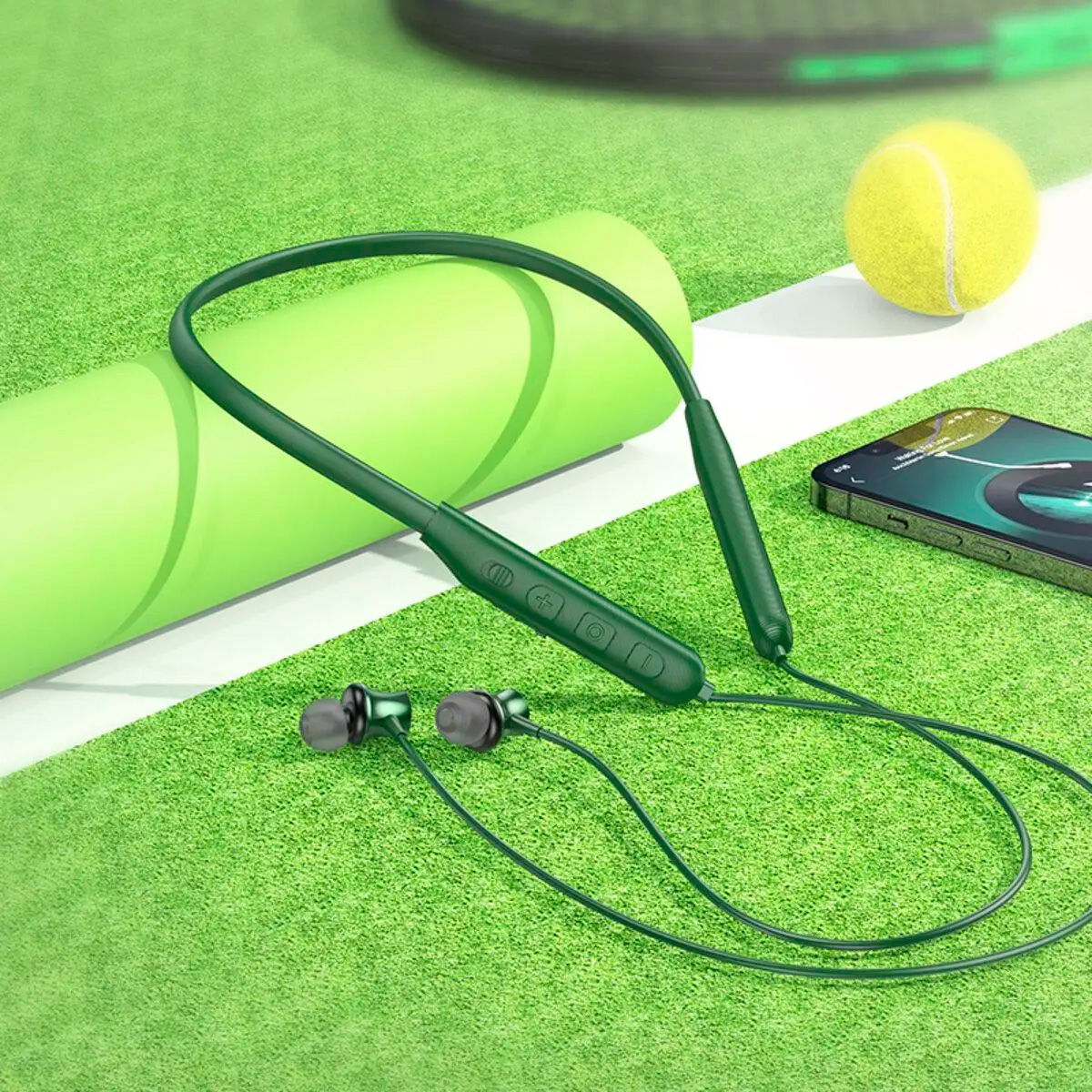 Навушники HOCO ES64 Easy Sound Dark Green