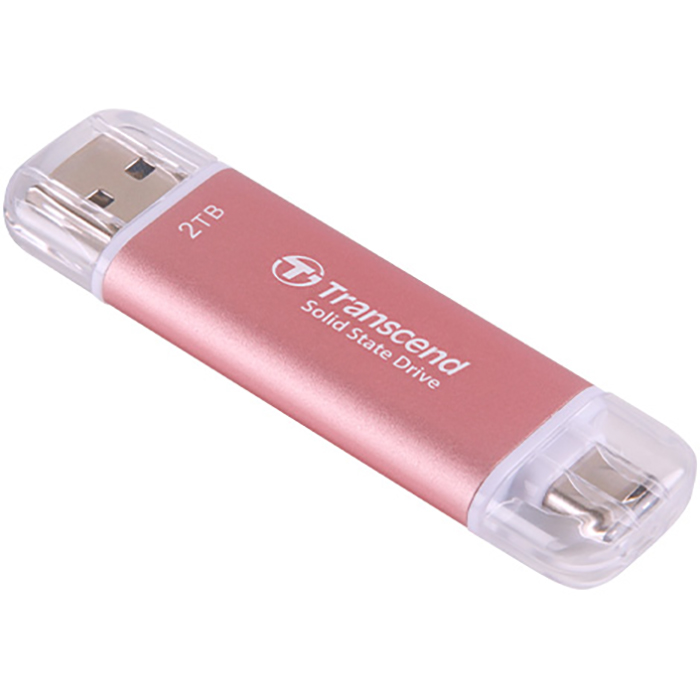 Портативний SSD диск TRANSCEND ESD310 1TB USB3.2 Gen2 Pink (TS1TESD310P)