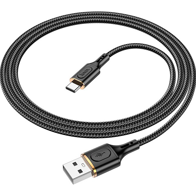 Кабель HOCO X95 Goldentop USB-A to Type-C 1м Black