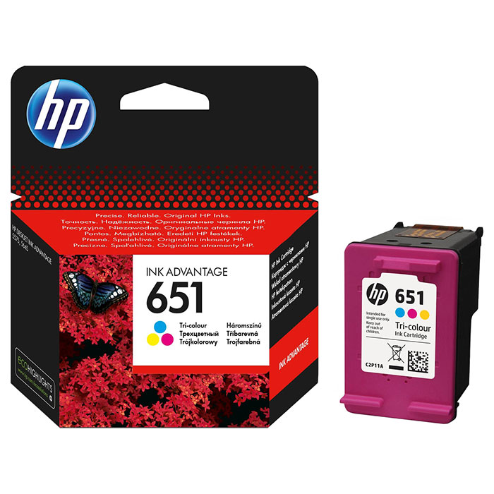 Картридж HP 651 Color (C2P11AE)