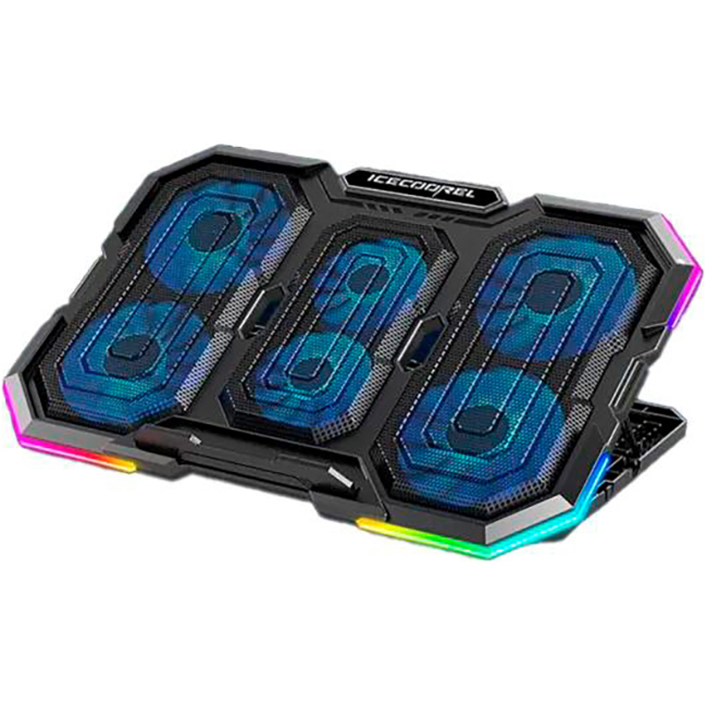 Підставка для ноутбука ICECOOREL N6 RGB Black