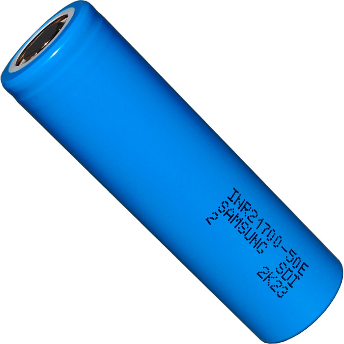 Аккумулятор SAMSUNG Li-Ion 21700 4900mAh 3.6V FlatTop (INR21700-50E)