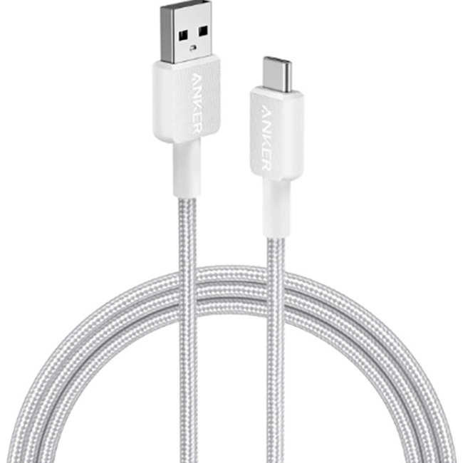 Кабель ANKER Powerline 322 USB-A to USB-C 0.9м White (A81H5H21)
