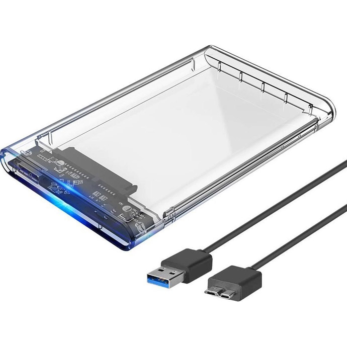 Карман внешний DYNAMODE DM-CAD-25316 2.5" SATA to USB 3.0 Transparent