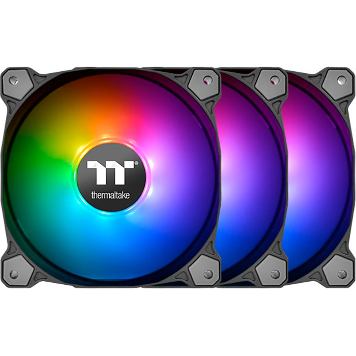 Комплект вентиляторів THERMALTAKE Pure Plus 12 RGB Radiator TT Premium Edition 3-Pack (CL-F063-PL12SW-A)